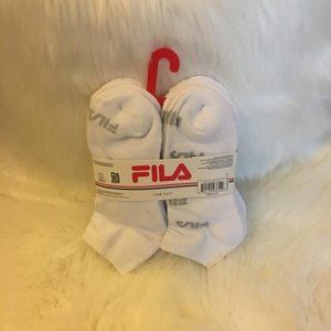 White & Grey flia anklet socks